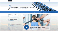 Desktop Screenshot of damatochiropractic.com